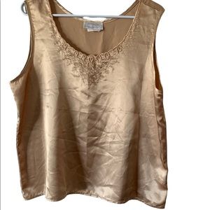 Vintage Orchid Tank top Women’s XL X-Large Gold Made in Canada